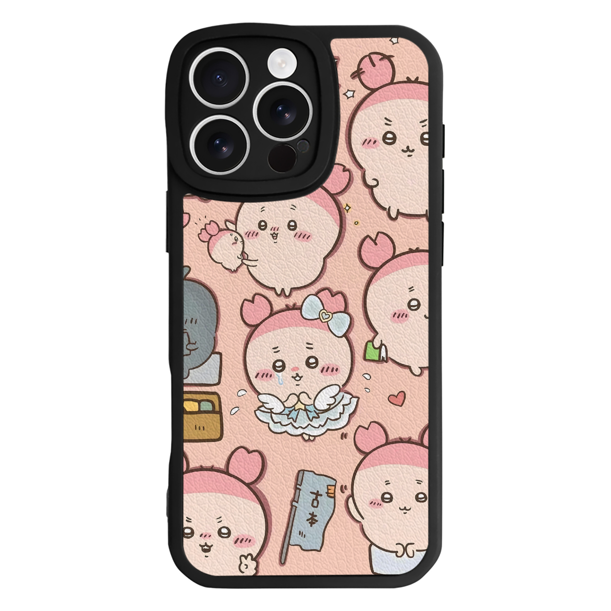 （画像用） ちいかわ Chii-kawa 【iPhone 16シリーズ対応】シリコンスマホケース（レザー調） 材質：シリコン